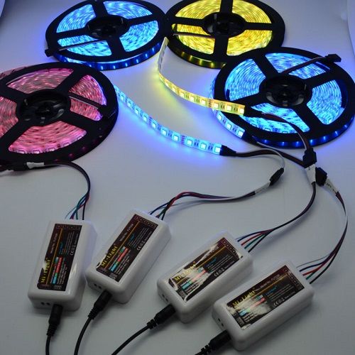 Подключение светодиодной RGB-ленты к усилителю и контроллеру