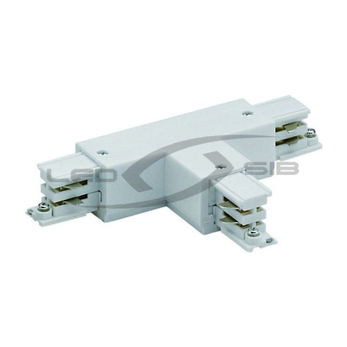 Соединитель для шинопровода однофазный Т-образный (белый)