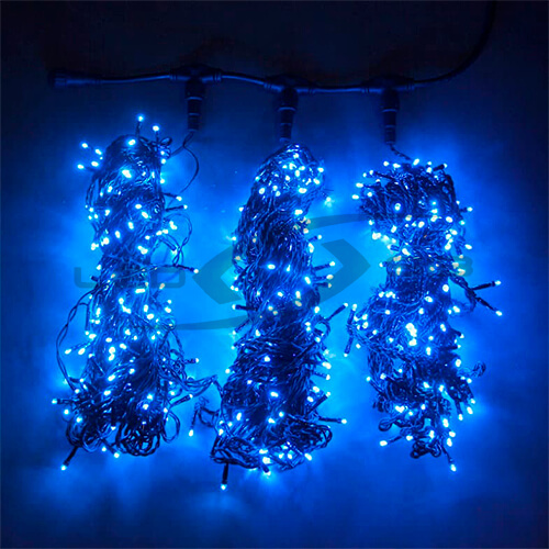 Клип-лайт светодиодный LS 3 луча по 20 метров MAX 36W 24V IP55,питание IP67 600 LED (черный провод)