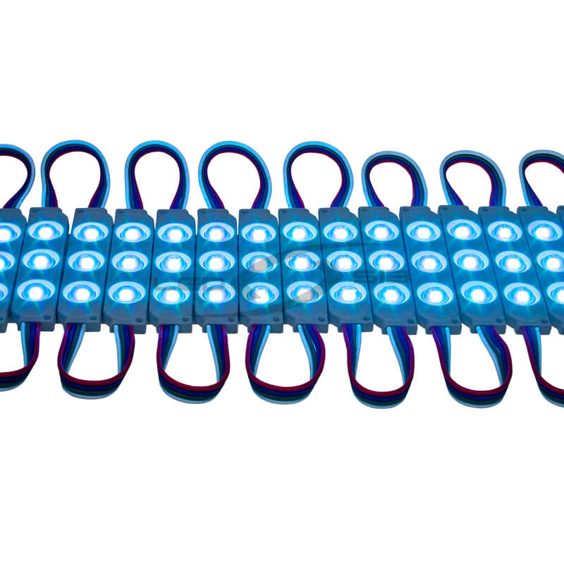 Светодиодный модуль LS SMD 3535/3LED 80х18х7 мм max 1.6W IP65 140° с линзой
