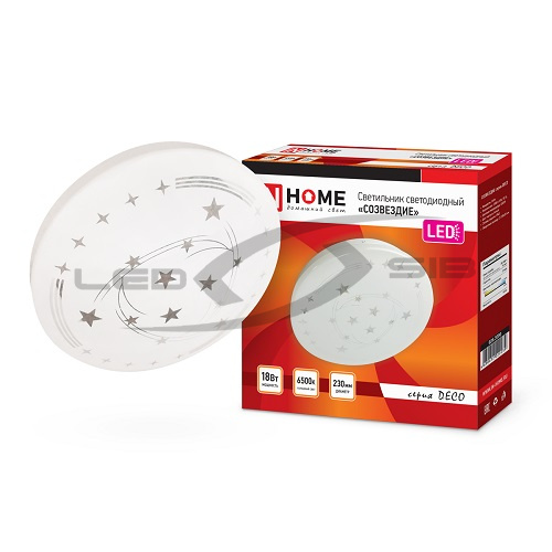 светильник cд deco 10w 4000к 650lm 230мм созвездие in home Светильник cд DECO 10W 4000К 650Lm 230мм СОЗВЕЗДИЕ IN HOME