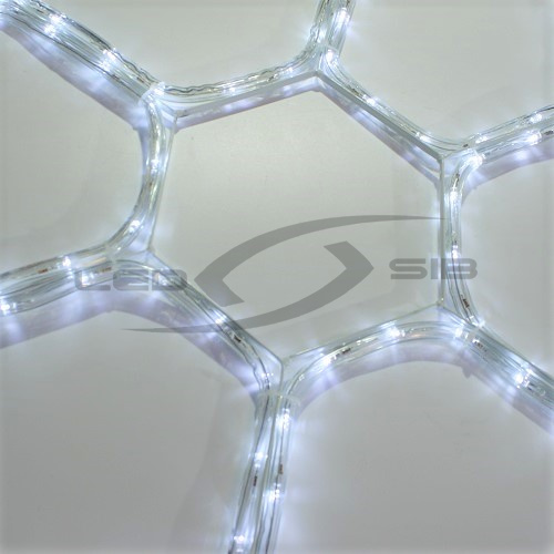 снежинка led ls на металлическом каркасе, 60 см, с контроллером 220v Снежинка LED LS на металлическом каркасе, 60 см, с контроллером 220V