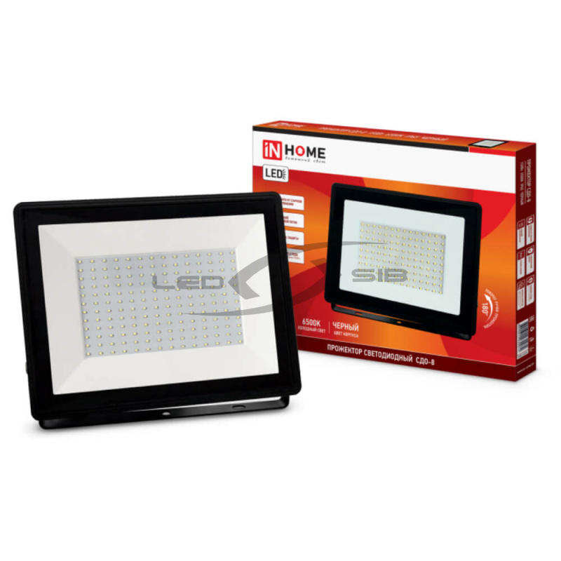 Прожектор сд СДО-8- 150Вт 230В 12800 Лм IP65 IN HOME