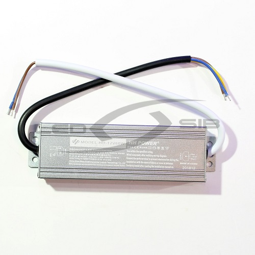 блок питания ls ip68 влагозащищенный серии slim  60w dc 12v ac 110-250v 5a (алюминий) 155*44*21мм Блок питания LS IP68 влагозащищенный серии Slim  60W DC 12V AC 110-250V 5A (алюминий) 155*44*21мм