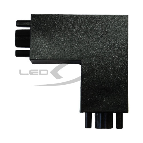 Коннектор шинопровода угловой AC-1B-TL черный серии TOP-LINE IN HOME
