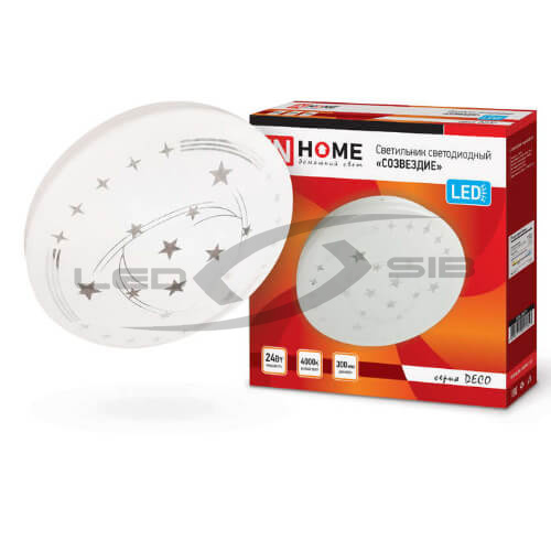 Светильник cд DECO 24W 1560Lm 300мм СОЗВЕЗДИЕ IN HOME