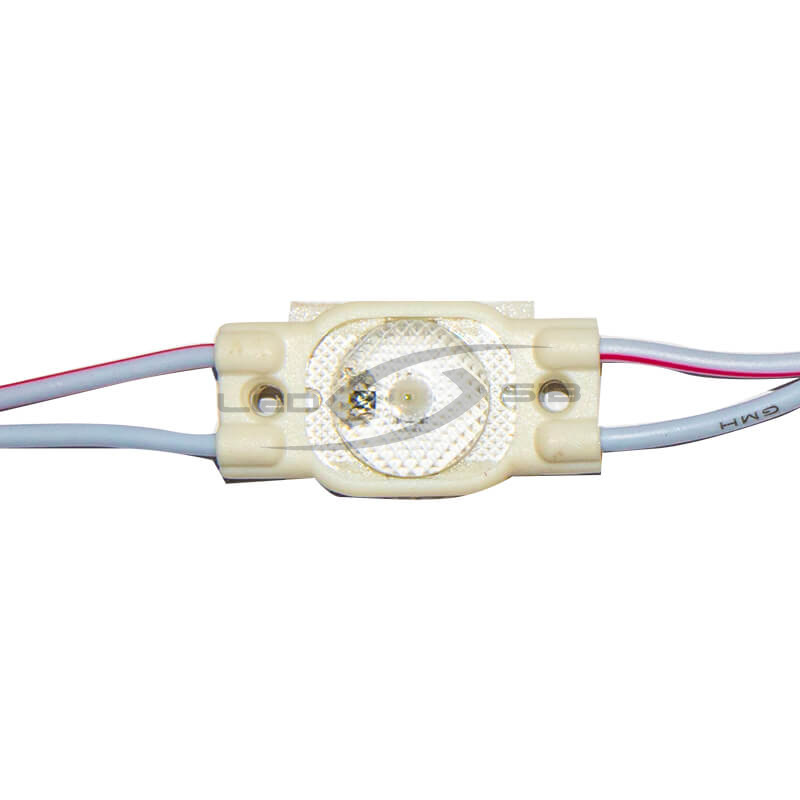 Светодиодный модуль FF1 LS с линзой SMD 3030/1LED 29х17х11мм max 0.5W 77 Lm IP65 175°