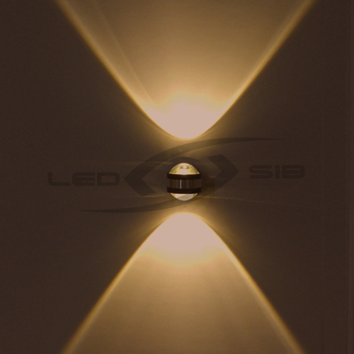 архитектурный светильник ls led настенный двусторонний 2х3w  Архитектурный светильник LS LED настенный двусторонний 2х3W 