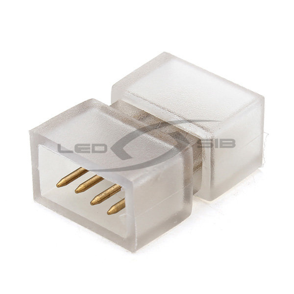 Соединитель с иголкой LS для ленты SMD 5050, 220V 4P RGB 10mm