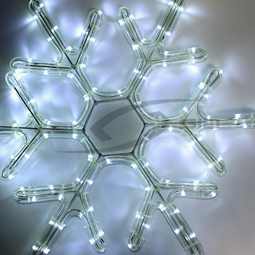 снежинка led ls на металлическом каркасе, 38 см, с контроллером 220v Снежинка LED LS на металлическом каркасе, 38 см, с контроллером 220V