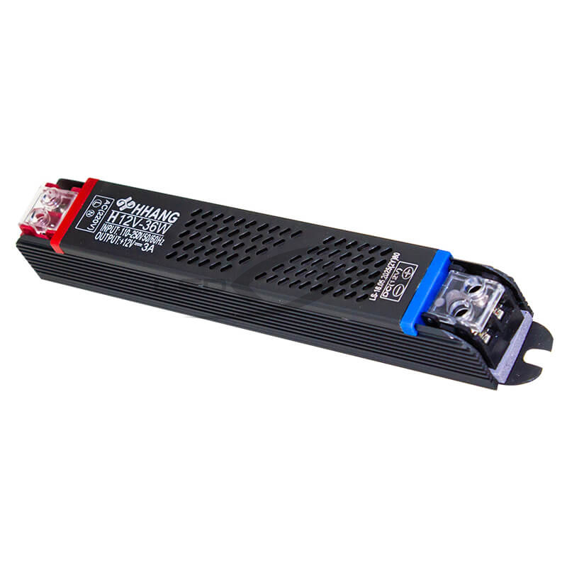 Блок питания LS узкий 36W DC12V 3A IP20 AC 170-265V (Алюм. корпус) 2Y 147*20*20мм