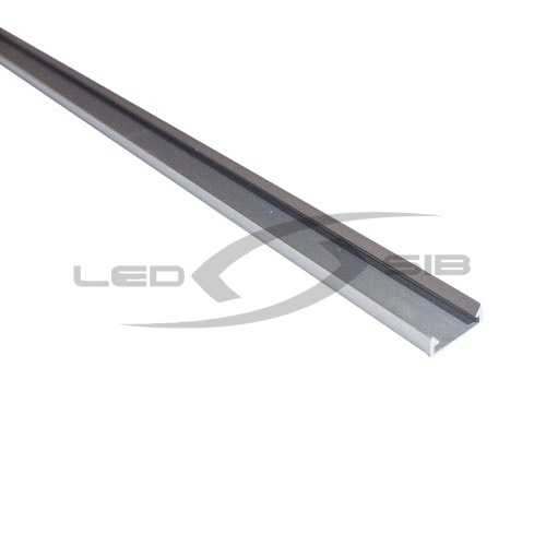 Накладной алюминиевый профиль (без экрана) LS-СС-017D, 2000х14.5х5мм