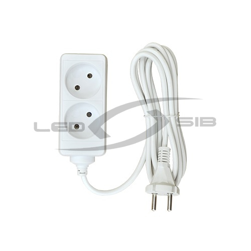 Удлинитель 2N-2-SMART 2-х местн 6A 2м 8222 IN HOME