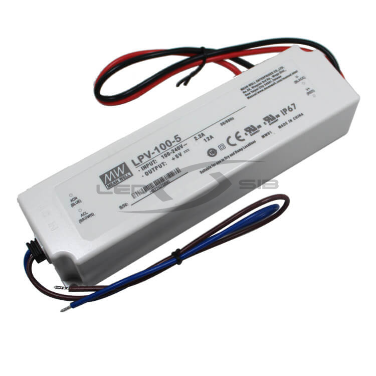 Блок питания Mean Well LPV- 100-5 IP67 