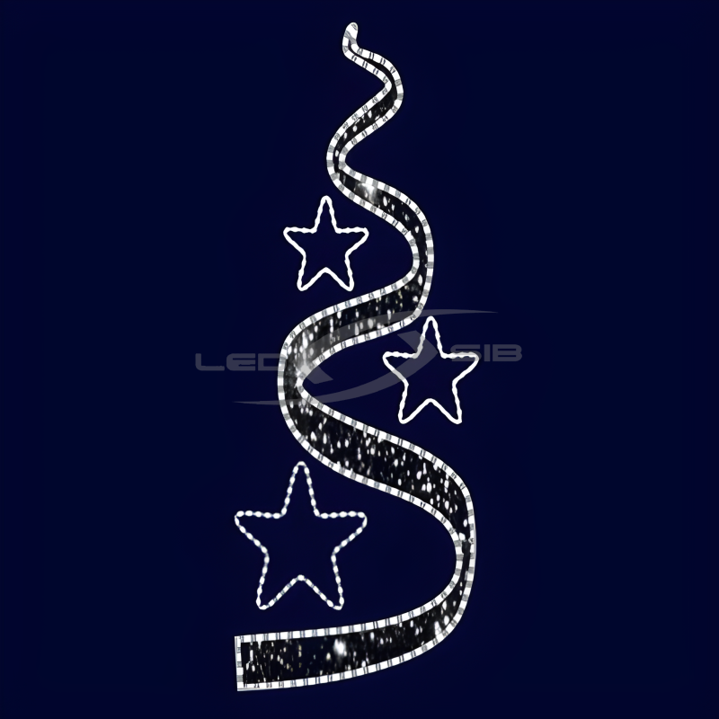 Светодиодная консоль "Волна" LS, высота 1500 мм, ширина 700 мм, IP 67, 220 V, 7 W