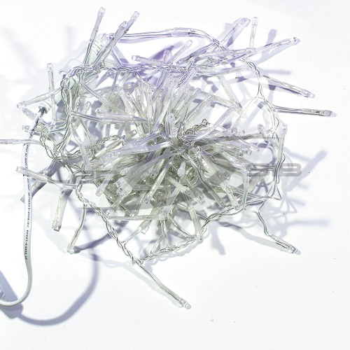 Гирлянда светодиодная нить LS 10м 24V 6 W 100 led IP55 провод PVC прозр. с коннектором (без блока)